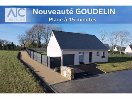 maison de plain-pied  4 pièces  76m2  goudelin (22290)