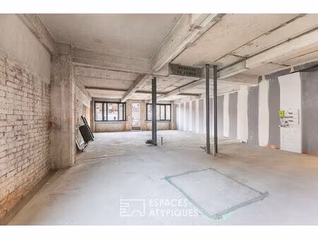 loft industriel brut à aménager