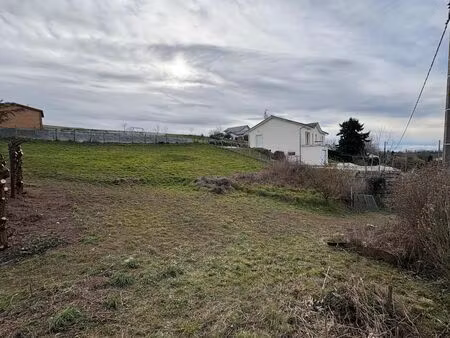 vente terrain 834 m² succieu (38300)