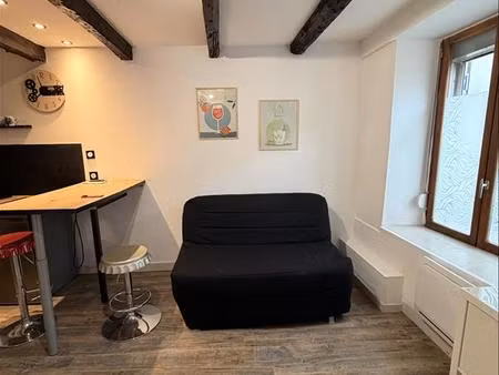 appartement - rdc - 21 37 m2 - 1 pièce - meublé