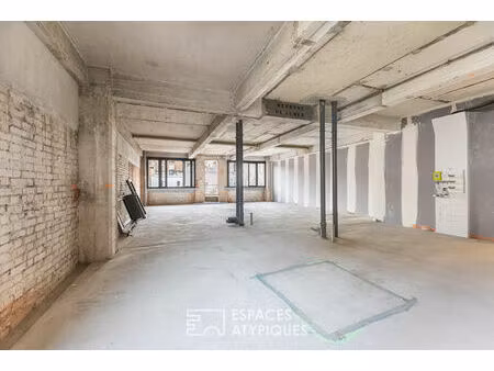 loft industriel brut à aménager