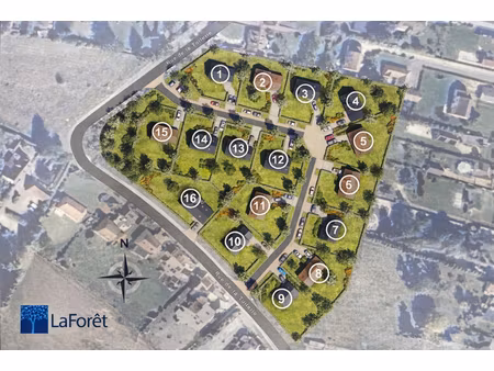 terrain behoust 603 m2 - lot 14