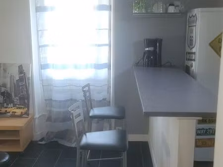 centre ville superbe et très confortable meublé 2p de 45 m2refait récemment vue sur loire