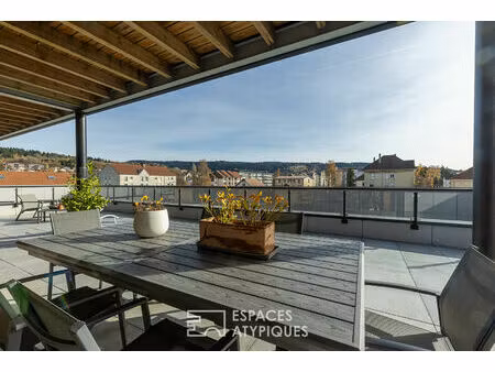 appartement récent avec grande terrasse et superbe vue sur le larmont
