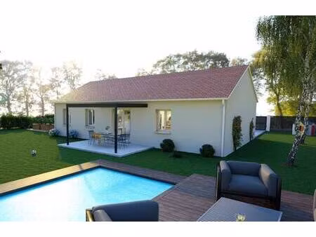 terrain avec maison neuve à vendre