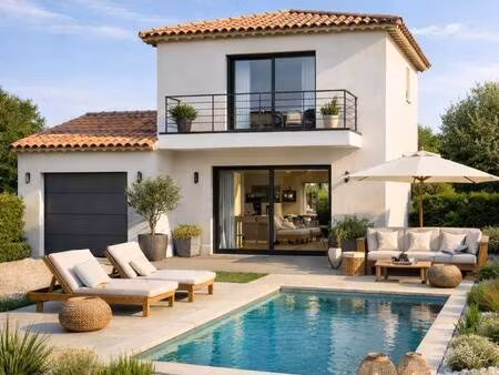 terrain avec maison neuve à vendre