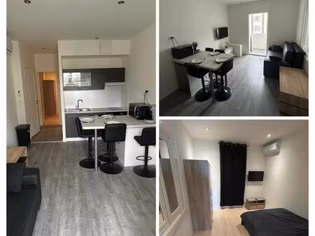 charmant 2 pièces meublé rénové 39 m² à deux pas de la douane de croix-de-rozon