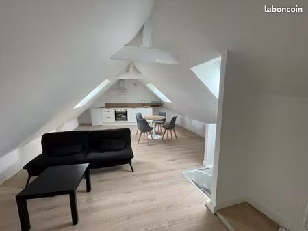 t2 meublé rénové - 20m2 - quartier bodelio lorient