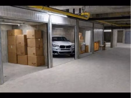 double box pour stockage dans parking sous sol sécurisé