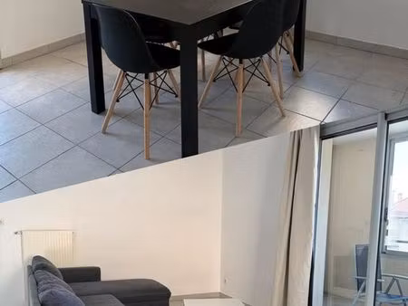 location d’un t3 meublé + garage à villeurbanne gratte-ciel