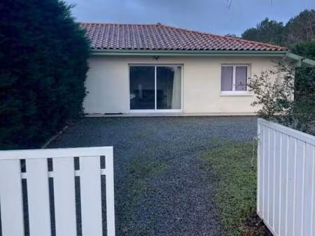 maison t4 mitoyenne à louer à l'année en meublé sur soustons