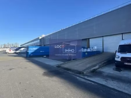 entrepot avec quais a louer