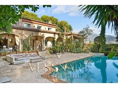 magnifique villa florentine avec vue mer au cap martin