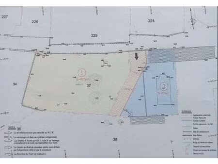 achat terrain 907m² aigues vives 30670