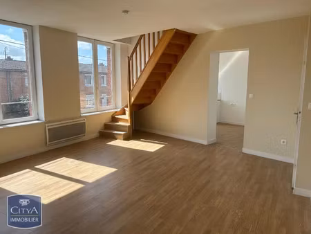 appartement à louer 3 pièces 55.37 m² - auchel (62) - 460€
