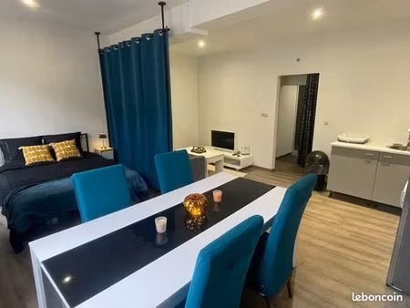 f2 refait à neuf mobilier compris