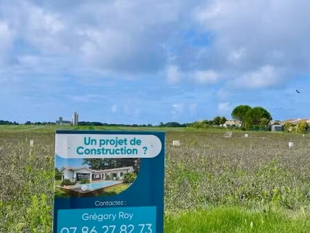 vente terrain 351 m² mornac-sur-seudre (17113)