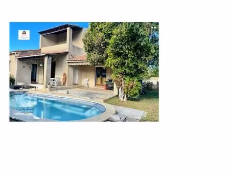 maison fos sur mer 5 pièces 121 m2 + terrain 630 m2 +piscine + double terrasse + garage