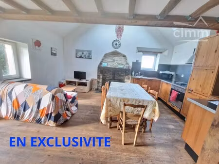 maison de campagne t4 de 85 m² environ sur 2088 m² environ de terrain arboré  située sur l