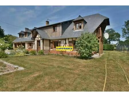 vente longère et corps de ferme à la trinité-de-réville (27270) : à vendre / 206m² la trin