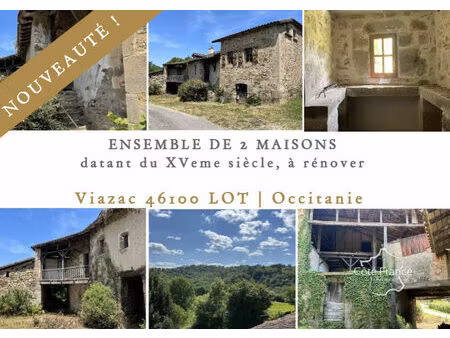 vente maison 2 pièces 120 m² viazac (46100)