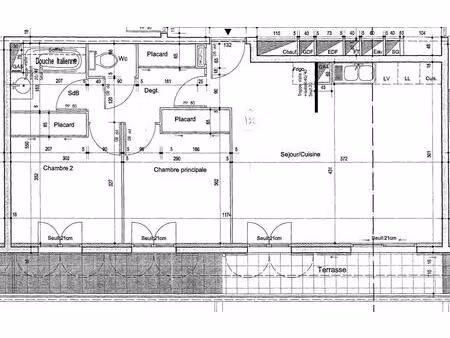 location appartement 3 pièces 60 m² à mions (69780)