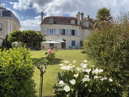 élégant manoir en bord de rivière  au cœur de saint-savin