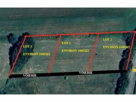 terrain à vendre