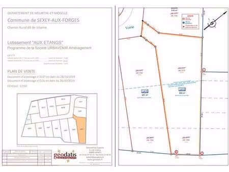 terrain constructible à vendre