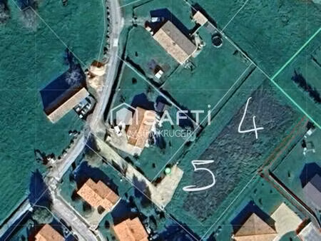 terrain constructible viabilisé à vendre