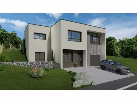 terrain avec maison neuve à vendre