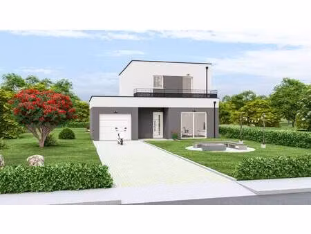 terrain avec maison neuve à vendre