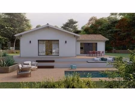 terrain avec maison neuve à vendre