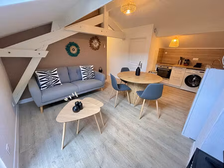 superbe t3 meublé de 40 46 m²  disponible dès le 1er novembre 2024  à 100 mètres de la gar