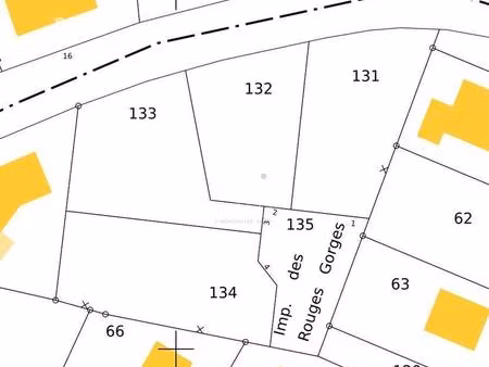terrain constructible viabilisé à vendre