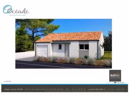 terrain avec maison neuve à vendre