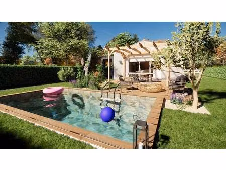 terrain avec maison neuve à vendre