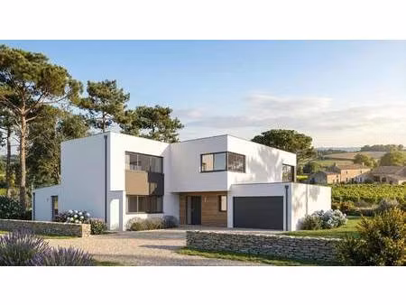 terrain avec maison neuve à vendre