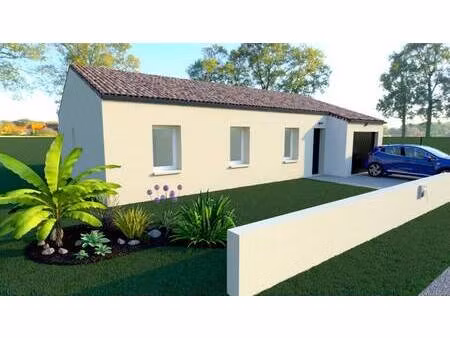 terrain avec maison neuve à vendre