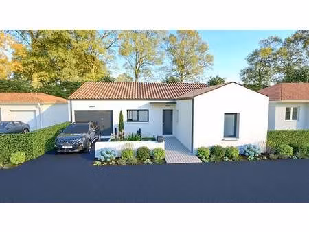 terrain avec maison neuve à vendre