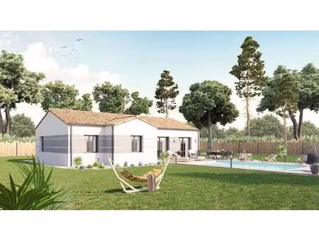 terrain avec maison neuve à vendre