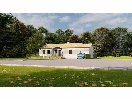 terrain avec maison neuve à vendre