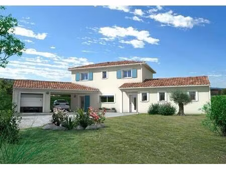 terrain avec maison neuve à vendre