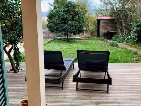 appartement t3 meublé longue durée avec jardin