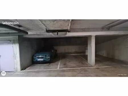 place de parking sous sol