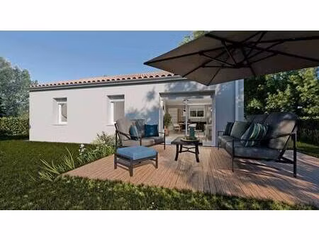 terrain avec maison neuve à vendre