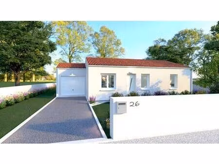 terrain avec maison neuve à vendre