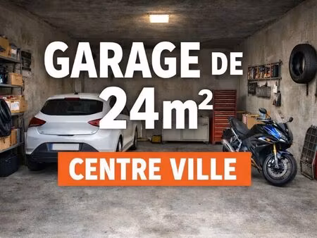 garage 24m2 centre ville