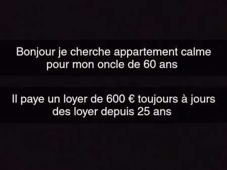 location appartement calme