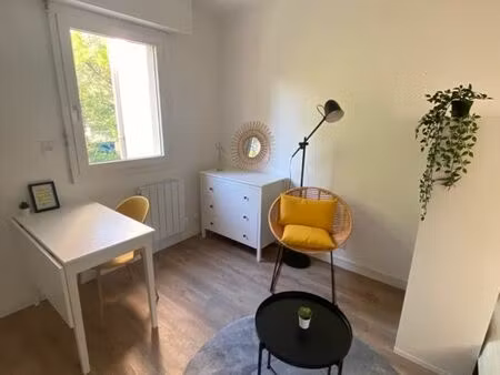 studio meuble tout équipé avec parking sécurisé  nantes morrhonnière-petit port-université